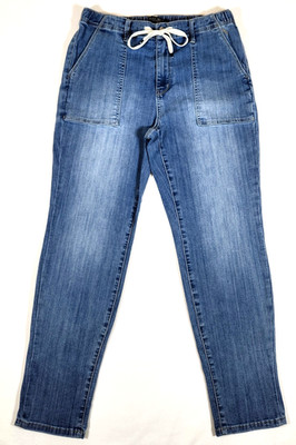Judy Blue Women's High-Waist Utility Patch Pockets Pull-On Jogger Jeans - 15/32