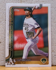 TOPPS CLASSIC PROFESSIONAL PHOTO BASEBALL CARD OAKLAND ATHLETICS OSVALDO BIDO