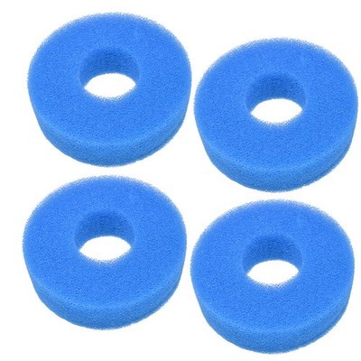 HQRP 4-Pack Foam Sponge Filter Media Compatible with Laguna 4-Pack, Blue 