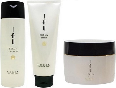 LebeL IAU SERUM Cleansing 200ml Cream 200ml Mask 170 Set LEBEL