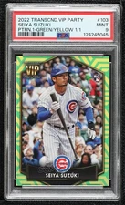 2022 Transcendent Collection VIP Party 1/1 Seiya Suzuki PSA 9 MINT Rookie RC 6fs