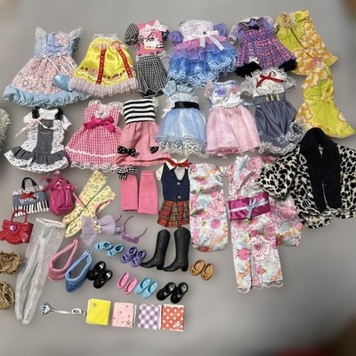 Licca-chan clothes, dress, accessories, bag, shoes