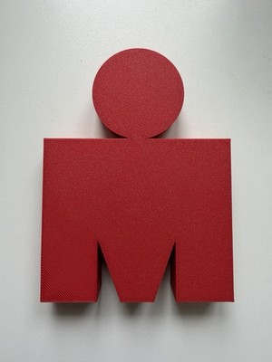 Ironman Logo / Vitrine / Aufsteller / Triathlon / 3D Druck