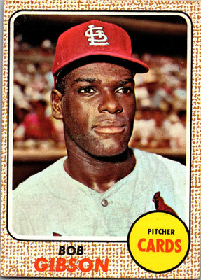 Bob Gibson 1968 Topps #100 EX+