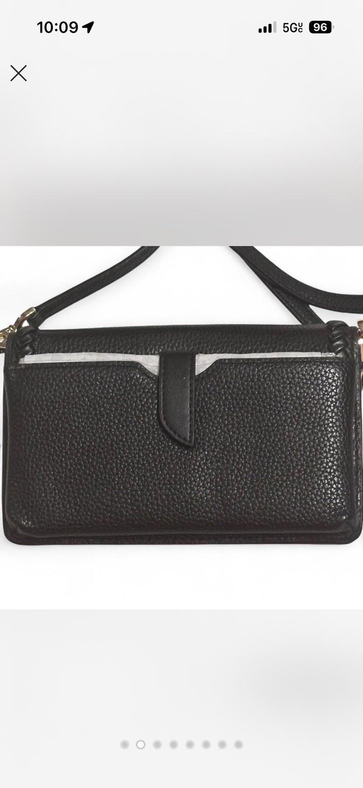 Michael Kors Crossbody Black Back Brand New With Tags Missing Snap  thumbnail 2