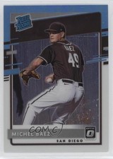 2020 Panini Donruss Optic Retail Carolina Blue & White Prizm Michel Baez 0ip1