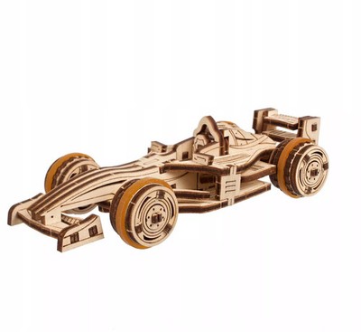 4820184122086 Drewniana układanka 3D Ugears 70252 Compact Racer 90 el. Ugears