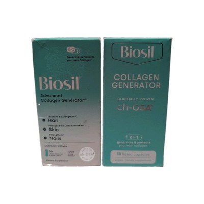 (2) Biosil Collagen Generator Ch-OSA 30 Liquid Filled Capsules Each EXP 10/2026+