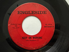 RARE Northern Soul R&B Mod 45 - John Standberry "Keep On Working" Engleside HEAR