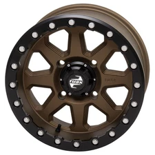 4/156 Tusk Uinta Beadlock Wheel 15x7 5.0 + 2.0 Bronze