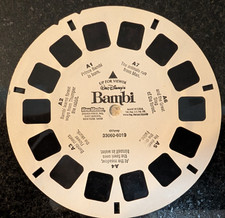 Vintage Walt Disney's Bambi View Master reel - A, B and C reels