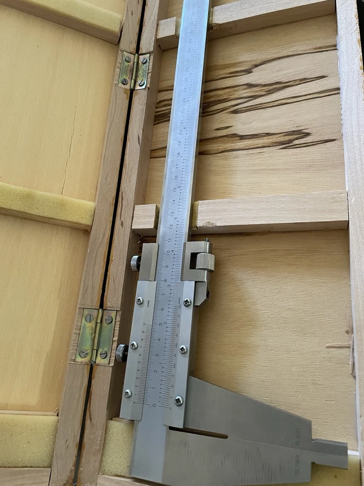 18" /12.7mm /0.5in Heavy Duty Chrome Finished Vernier Caliper - Image 2 of 4