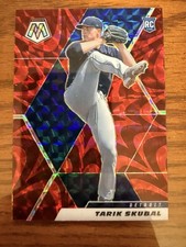 2021 Panini Mosaic - Rookie Tarik Skubal #246 Reactive Red Mosaic Prizm (RC)