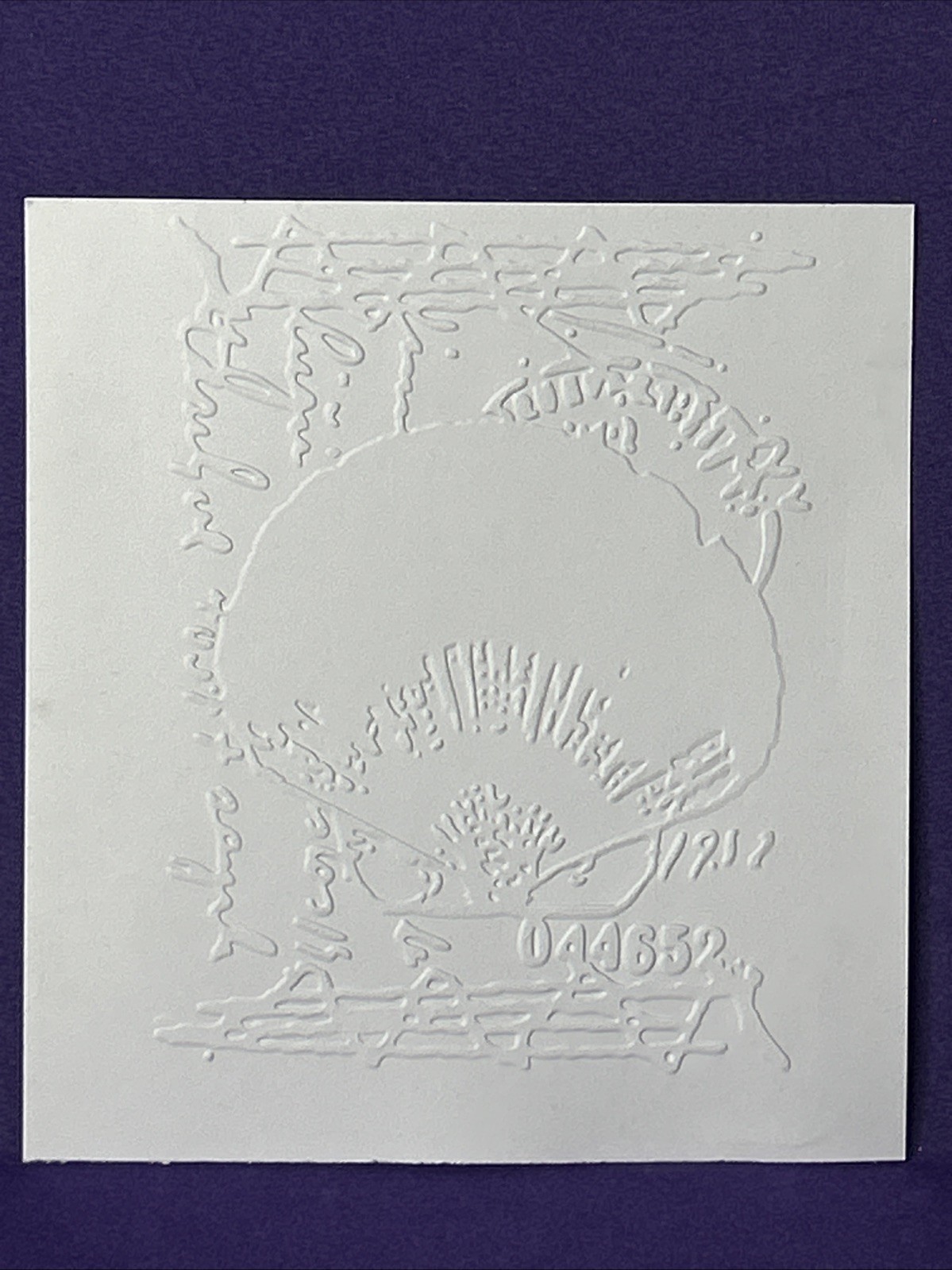 Shell Collage Embossing Folder Cuttlebug Provo Craft Card Making Scrapbooking
