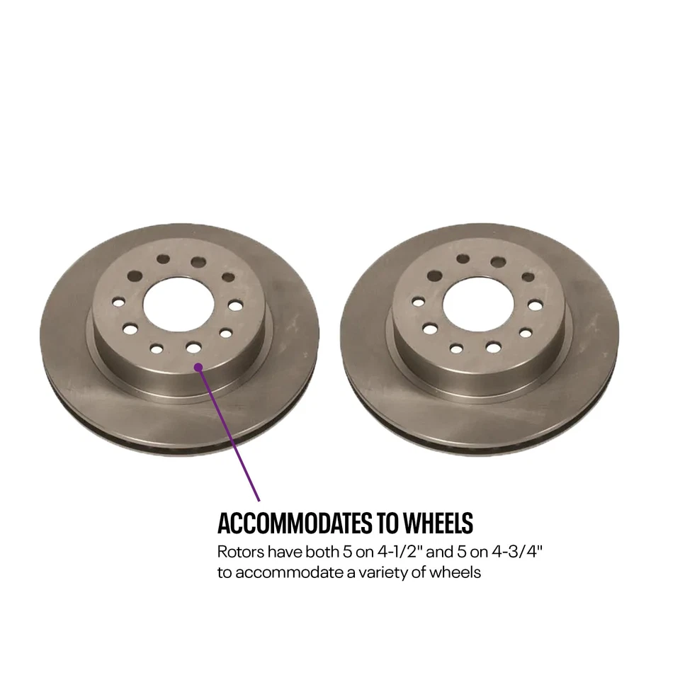 GM 10 & 12 Bolt Bolt-On Rear Disc Brake Kit w/ E-Brake - Image 2 of 4