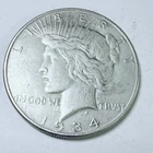 1934 Peace Silver Dollar 90% Silver Free Shipping #10271