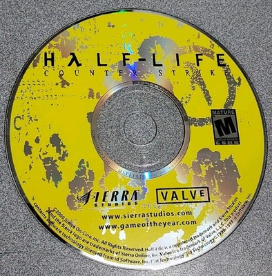 HALF-LIFE: COUNTER STRIKE (PC, 2000) Game Disc Only No Key Code Included Tested