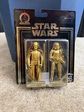 Star  Wars  Commemorative  Edition  Gold Darth Vader  &  Stormtrooper 2-Pack