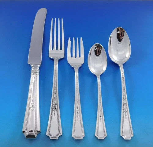 Colfax by Durgin-Gorham Sterling Silver Flatware Set Service 44 pc Dinner Unused