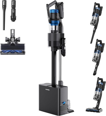 Stylus Elite NEC490BL Cordless Stick Vacuum, 350W Powerful Suction, Self-Emptyin
