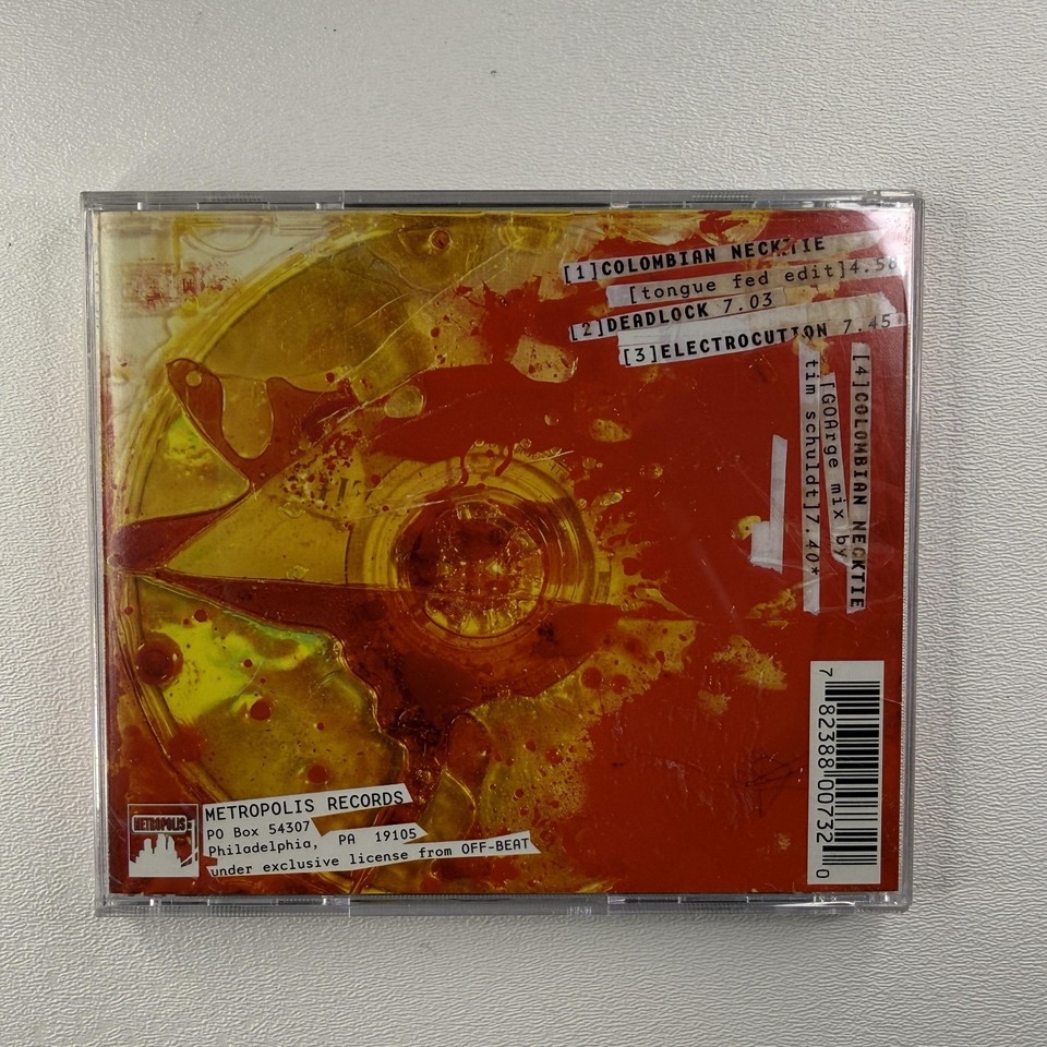 Vintage Front Line Assembly CD Maxi Single Colombian Necktie Industrial ...