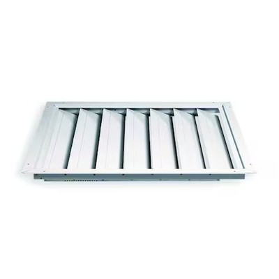 Dayton 4C228 36 In 38''H-W Alu Universal Backdraft Dampr, 36 In X 36 In, Aluminum