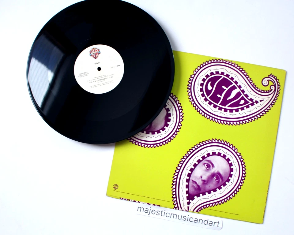 ORIGINAL 1984 PROMO DEVO JIMI HENDRIX ARE YOU EXPERIENCED 12" VINYL EX RARE - Image 3 of 4