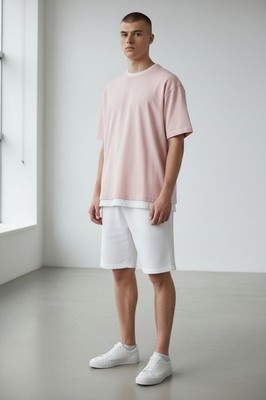 FSBN Relax Fit Pink T-Shirt ''Large''