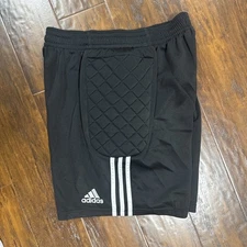 Adidas Hip Padded Goalkeeper Shorts Men’s Large Black Soccer GK Protective