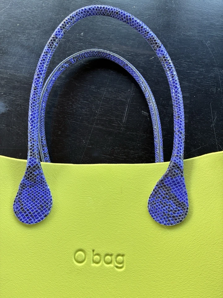 O Bag Classic Handbag, Green/Purple - Image 2 of 4