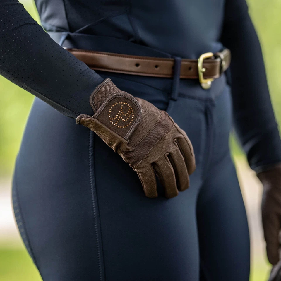BUSSE Braun M Reithandschuhe Unisex Aestetic GP Ganzjahreshandschuhe - Bild 3 von 4