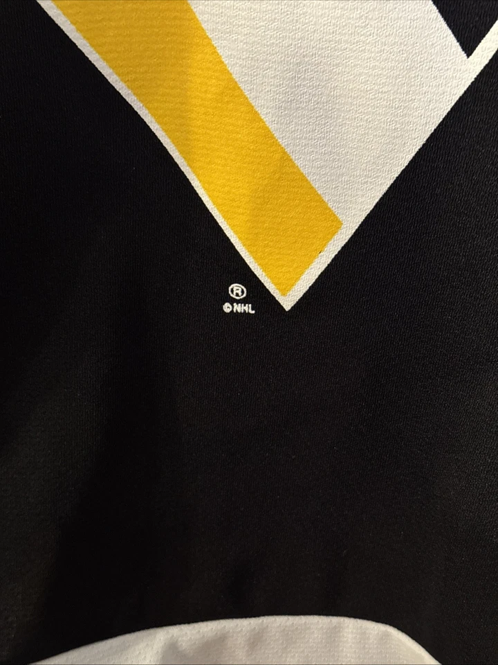 Camiseta de los Pittsburgh Penguins #10 Ron Francis Talla XL Negra NHL De Colección Años 90 LOGO7 Foto 3 de 4
