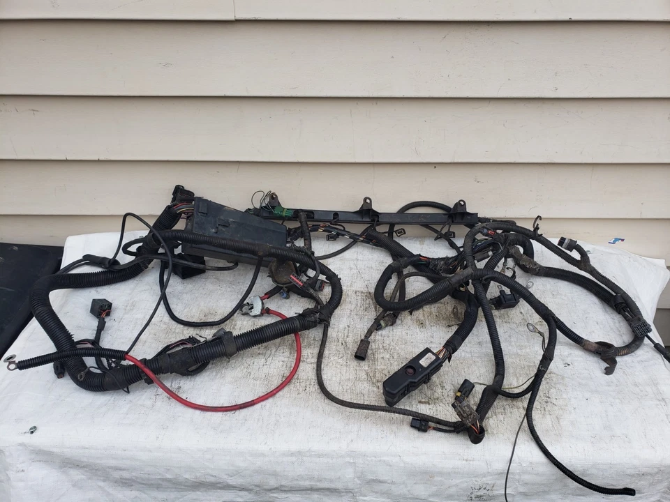 92-95 YJ Jeep Wrangler 4.0 MOTOR ARNÉS DE CABLEADO MANUAL 10 PINES AX15 6 cilindros Foto 2 de 4