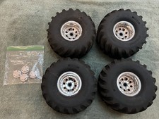 Traxxas Terra Groove Belted Tires Mounted Chrome Wheels X-maxxx-monster 7696 Traxxas Terra Groove Belted Tires Mounted Chrome Wheels X-maxxx-monster 7696