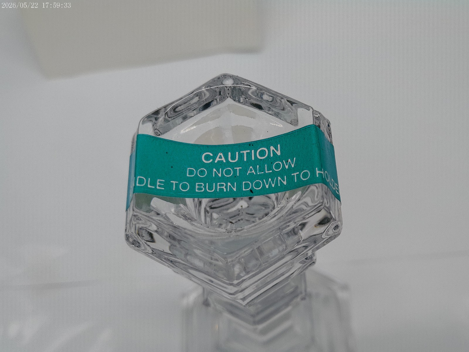 Tiffany & Co Crystal HAMPTON 9" Single Light Candlestick(s) MINT Column image 8