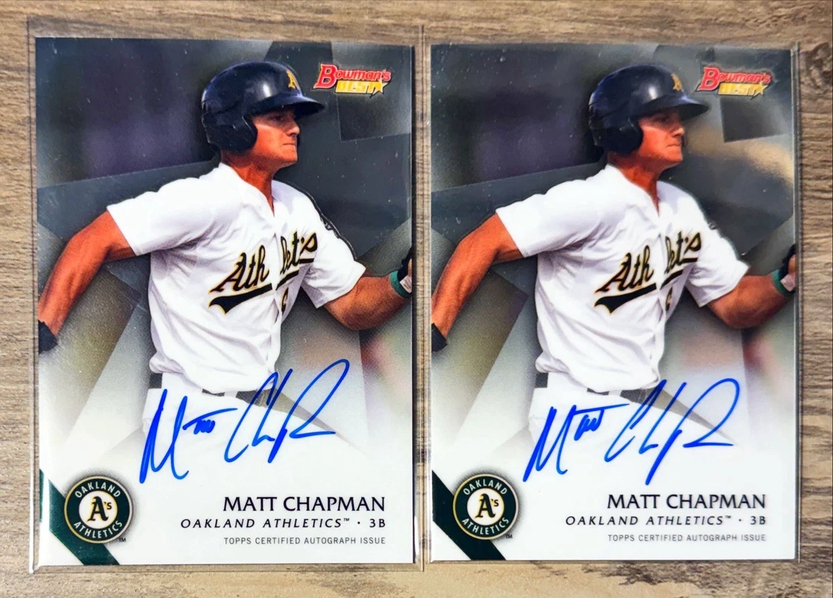 Bowman Matt Chapman Baseball Sports Trading Cards & Accessories