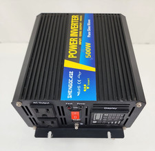 Shengocase 500 W Pure Sine Wave Power Inverter, Input:12VDC Output: 110VAC