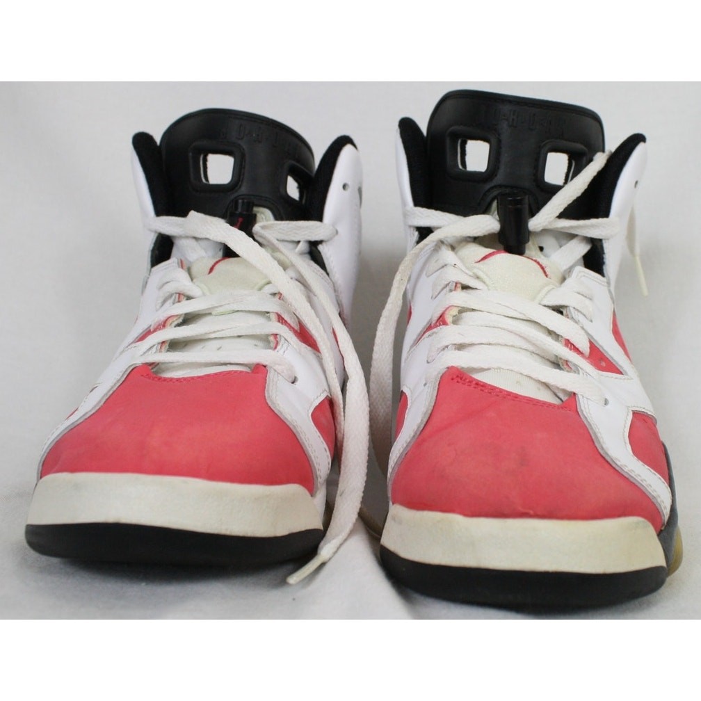 Air Jordan 6 Retro Infrared 2009 White Red Black Youth 7Y Sneakers Jordan 6  main image 3