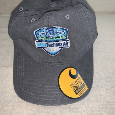 Carhartt Baseball Cap Hat Canvas Embroidered Adjustable Gray AH3938-M NWT