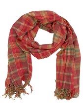 Sciarpa donna CODELLO multicolore a quadri viscosa frange 180x67 cm casual