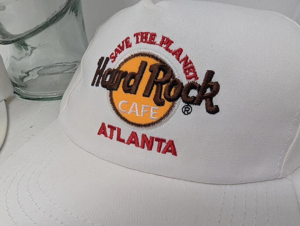 VINTAGE Hard Rock Cafe Hat Cap Strap Back Boston Atlanta New Orleans Lot 3 90s - Image 3 of 4