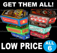 6 Deddy Bears Xmas Plush Stumpy Clawz Mrs Claws Chillz Crackz Rude-olf Snowballz