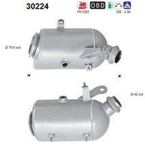 Katalysator AS 30224 für RENAULT TWINGO 3 TCe 110 BCM9 BCM2 LPG BCMD SMART 453