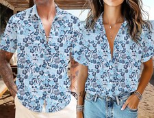 Tropical Hawaiian Shirt Cartoon Character Fun Beach