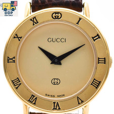 GUCCI 3000L Vintage Women’s Quartz Watch Gold Dial 26mm Japan [Exc+5]