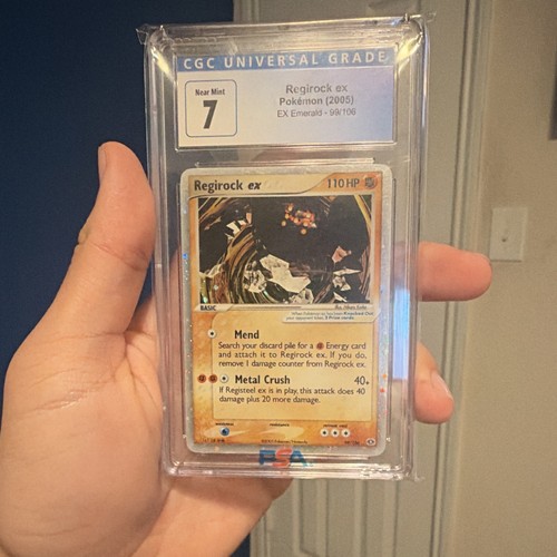 Regirock ex graded CGC 7 for sale on eBay