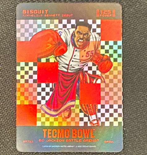 Biscuit Bo Jackson Battle Arena Tecmo Bowl Non-Sport Trading Card EP722 2022
