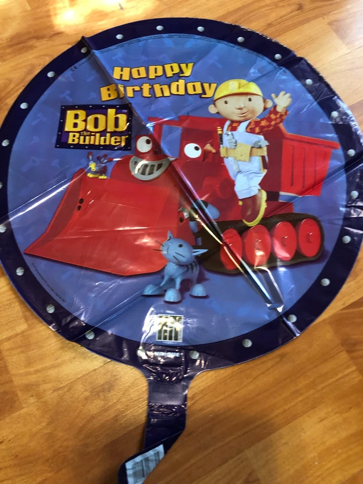 Bob the Builder Birthday Party Supplies Multi-color 7pc Lot 1999 Unique NOS - Image 2 of 4