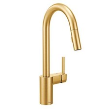 Moen 7565BG Align Pull-down Spray Kitchen Faucet ,Brushed Gold