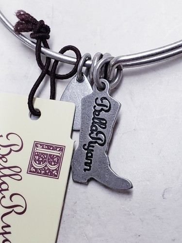 BellaRyann Cowgirl Stiefel erweiterbar silberfarben Bettelarmband 7" bis 9" x 20 mm - Bild 3 von 5